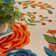 Aloha  Floral Multicolor Indoor/Outdoor Area Rug