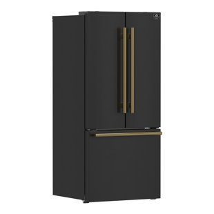 Espresso Gallipoli 30-inch French Door Refrigerator, 17.5 cu. ft. Capacity with Ice Maker