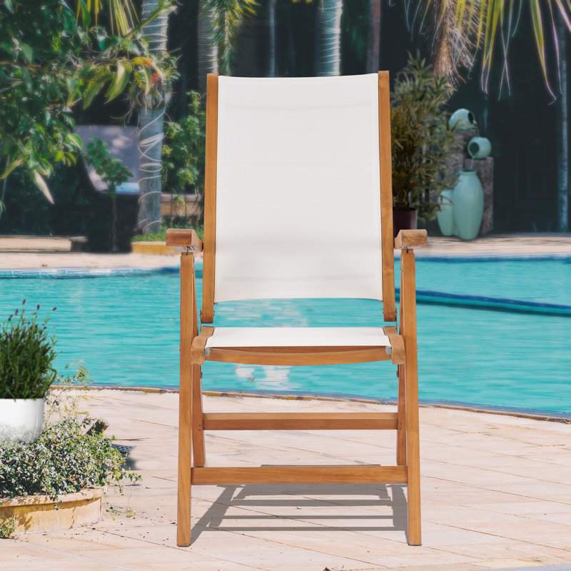 California Outdoor Teak Dining Armchair