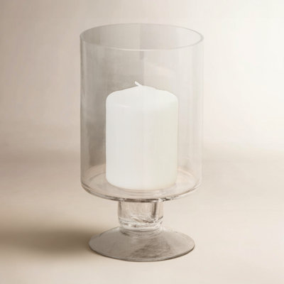 Perry Glass Hurricane Candle Holder