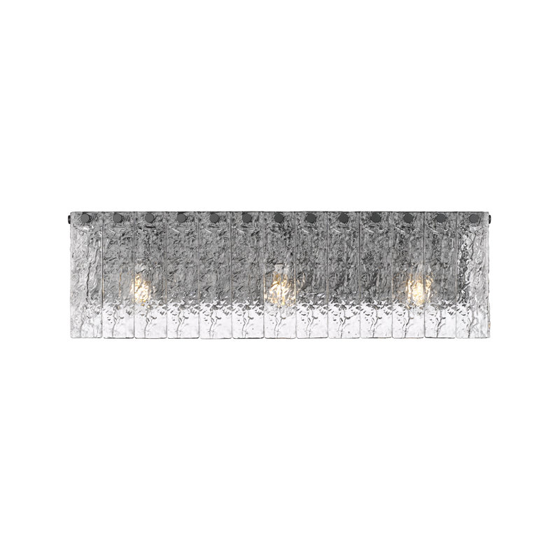 Meuble-lavabo 4 lumières Timeothy, Noir mat, Trois lumières