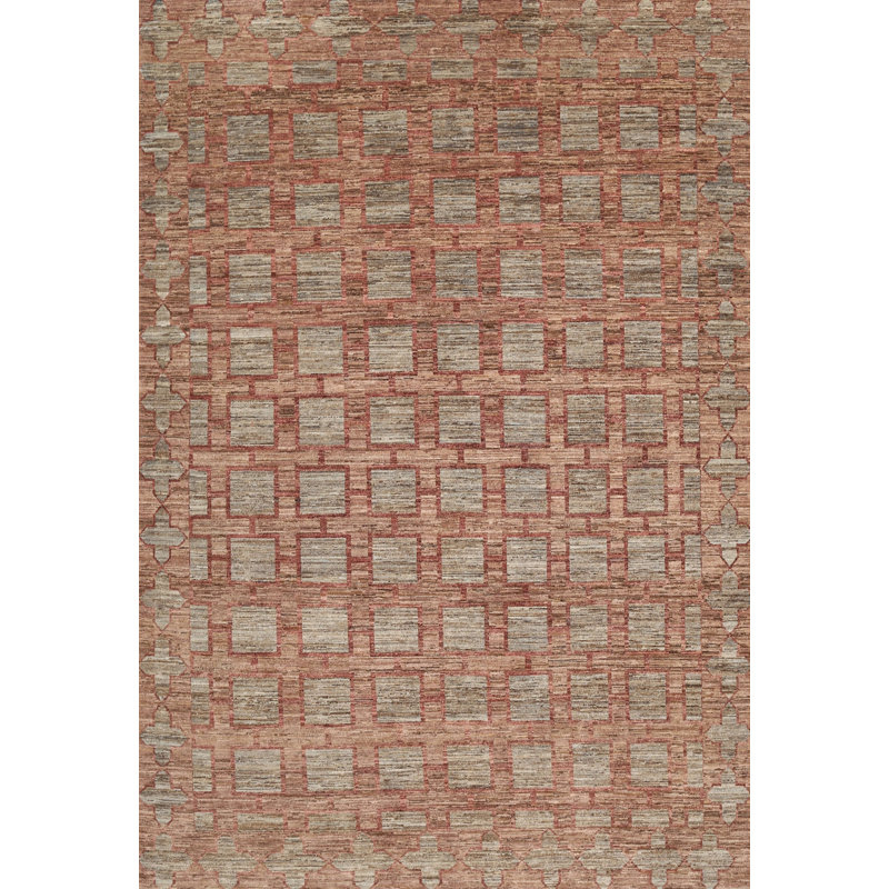 Tapis contemporain gris, Rectangle 3 pi x 5 pi