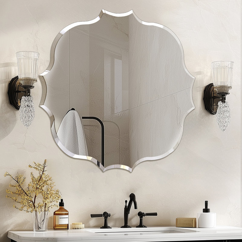 Rithi Irregular Flat Wall Mirror, 60cm x 60cm