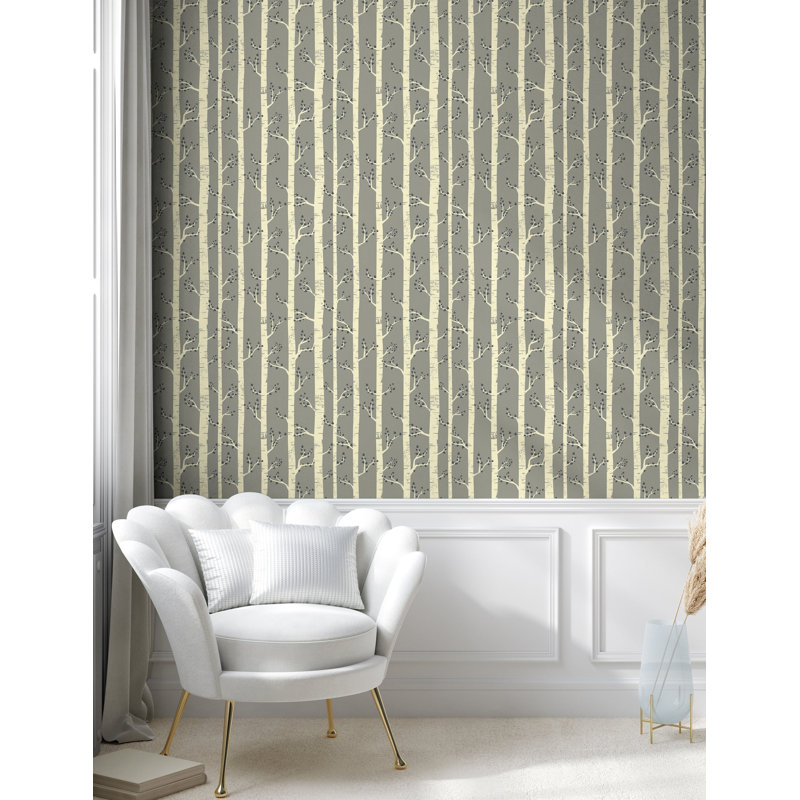 Rouleau de papier peint Ortley, L 13 po x L 72 po