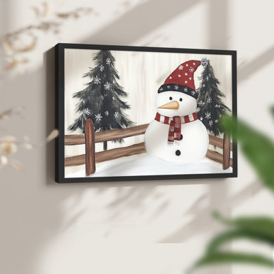 Chirstmas Art-DLXXX -Framed Print - Restickable