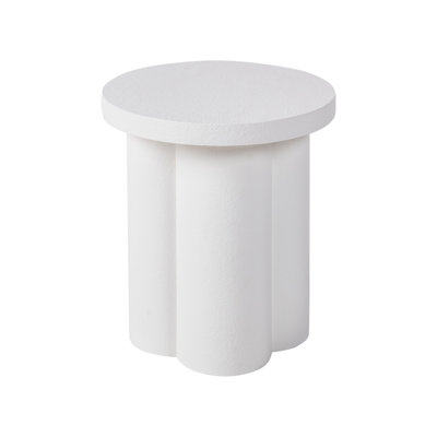 ADEL White Side Table 
