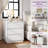 23.6“W Wood Nighstand With 3 Drawers-1903532700