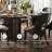Beverlyn Oval Solid Wood Base Dining Table