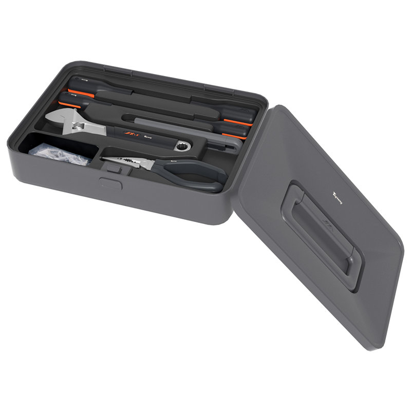 Trousse d'outils de réparation pour la maison avec étui de transport pour l'entretien ménager