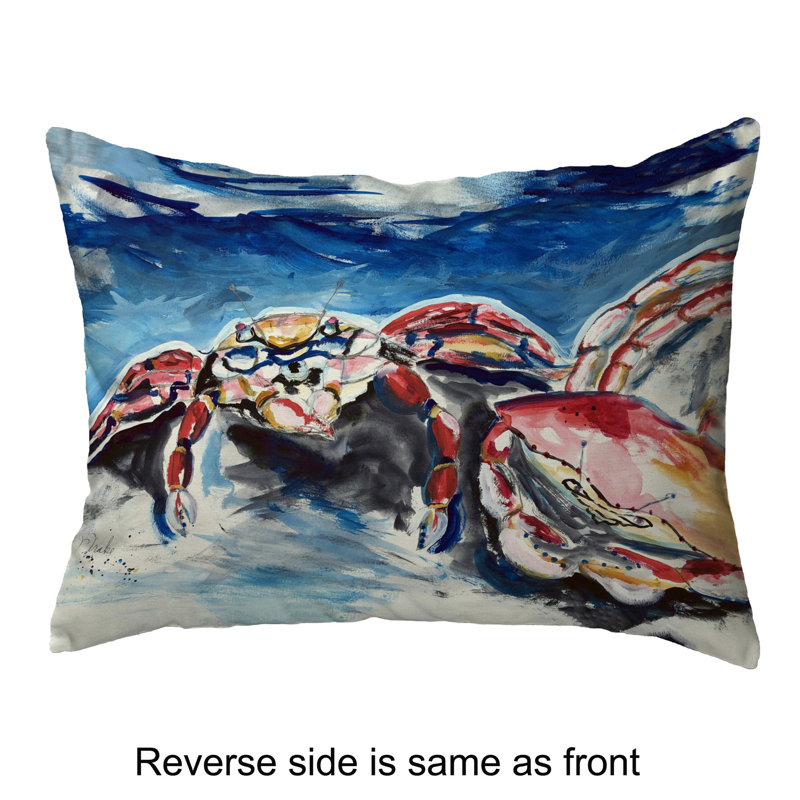Outdoor Reversible Throw Pillow, 11" x 14"