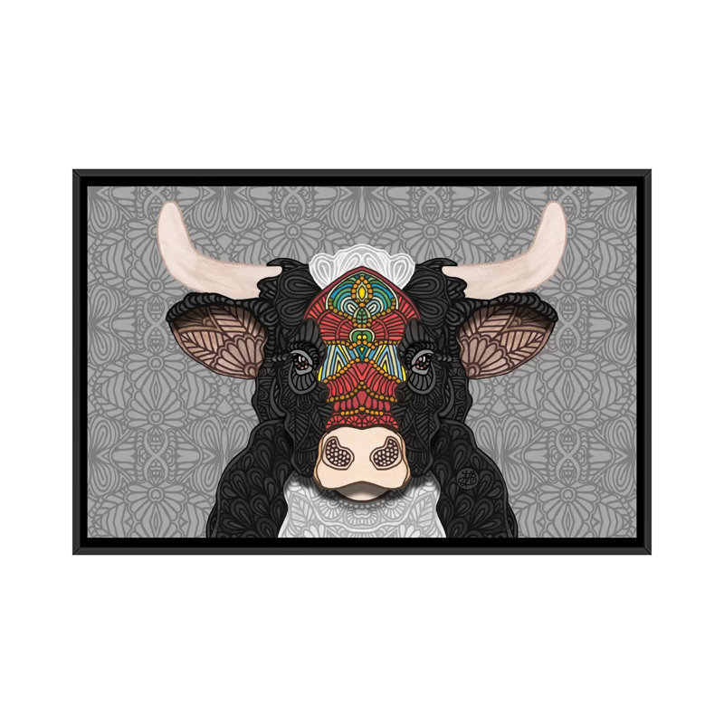 Billy, impression sur toile tendue, H 18 po x l 26 po x P 1,5 po, Toile avec cadre noir, Pas de tapis