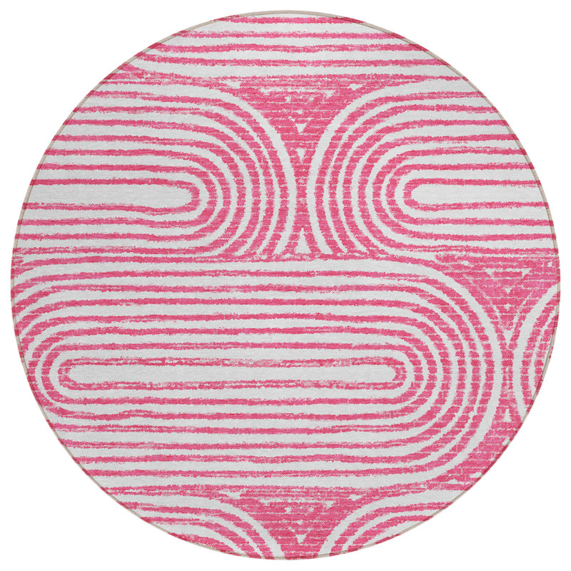 Tapis d'intérieur rond 8 po