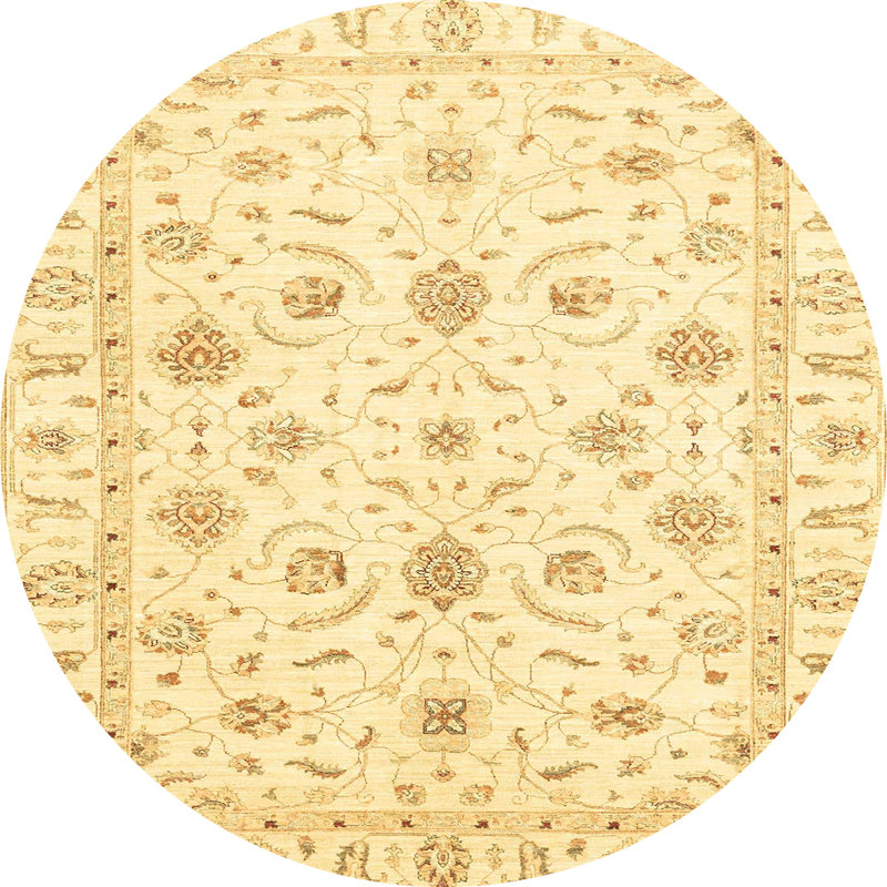 Peregrin Abstract Indoor Rug, Round 4'