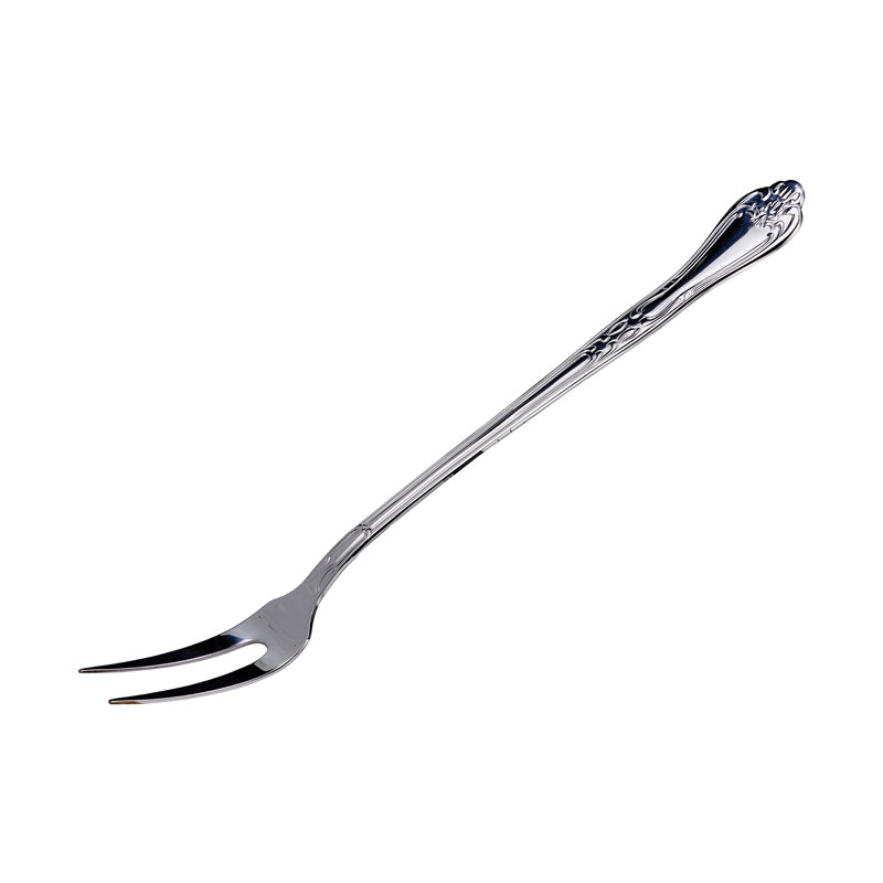 Fourchette de service en acier inoxydable Elegance, poids lourd, 12,5 po (paquet de 12)