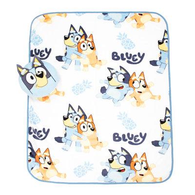 Bluey Sky Nogginz Pillow & Throw Set