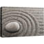 «Zen Stones Rock over a Rippled Sand Effect», reproduction de photo sur toile tendue-56324504