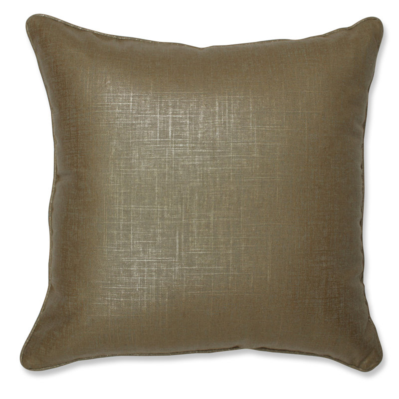 Coussin Alchimie, 16,5 po x 16,5 po, Gris