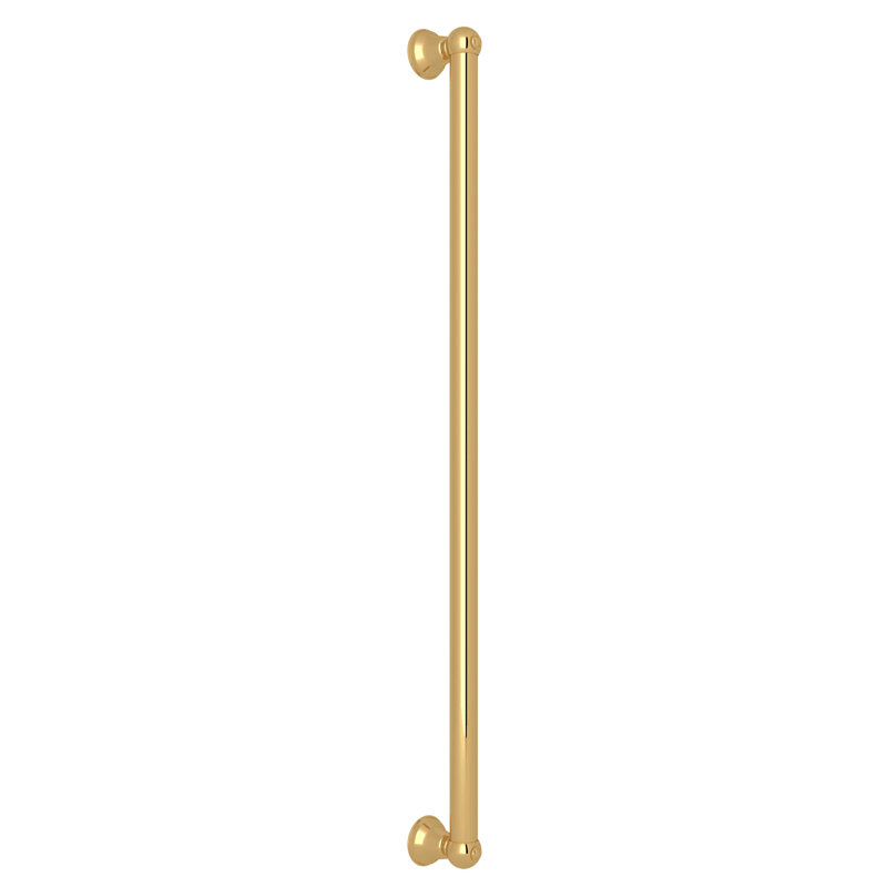Rohl Shower Grab Bar, Italian Brass, 38.25" W