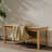 Liora - 45"rattan Bench-114324041