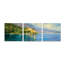 Epic Art 'Lake Como' by Allayn Stevens, Acrylic Glass Wall Art, 3 Piece Set-102028771
