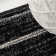 Tapis noir / crème Komon