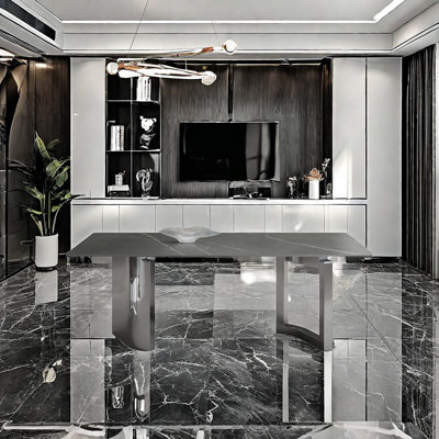 Taleke Rock table stainless steel modern simplicity