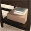 Bureau en L, finition brune