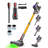 VACTechPro 35kPa Self-standing Cordless & 6-in-1 Stick Vacuum with Detachable Battery-121685969