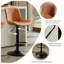 Tabouret de bar rotatif Kovyn