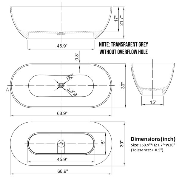 Dimensions du produit