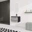 Meuble-lavabo mural 24 po avec lavabo en céramique et porte d'armoire à fermeture en douceur, ensemble KD-329894610