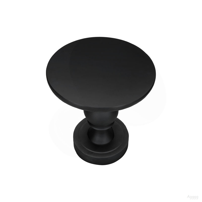Table d'appoint, H 25 po, intérieur ou extérieur, chambre à coucher, bout, salon, table de chevet, ronde, table d'appoint