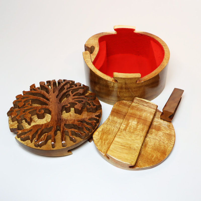 Boîte à énigmes Intarsia