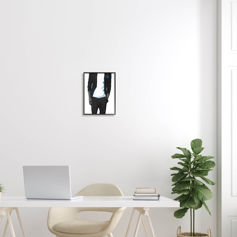 Giclée moderne et chic par Beth Ann Lawson, H 14 po x l 11 po x P 1,5 po, Giclée encadrée noir minuit