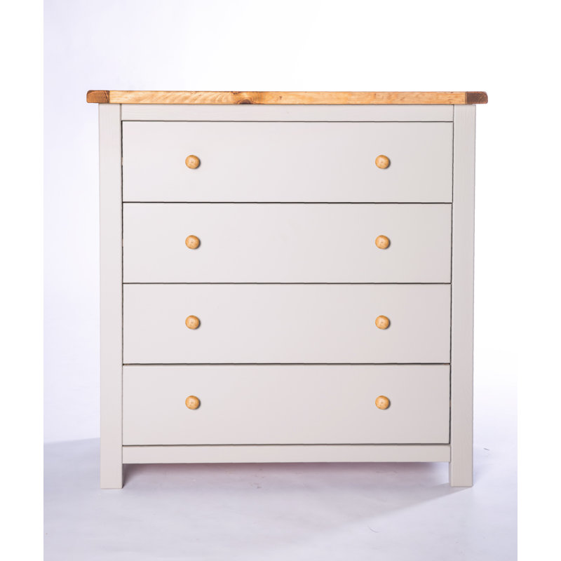 Eshelman 90cm W 4 - Drawer Chest of Drawers, Wood
