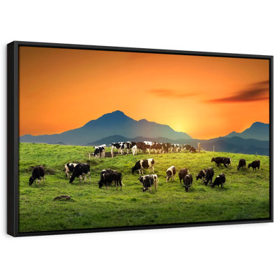 Animal «Cows In The Pasture Wall Art»