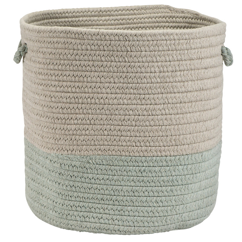 Panier en tissu Tommy, H 7 po x l 11 po x P 11 po, Vert