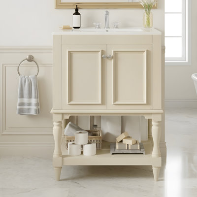 Meuble-lavabo moderne de luxe 24 po