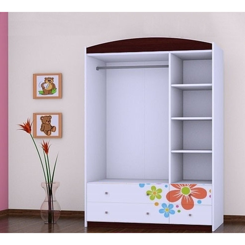 Lukas 3 Door Wardrobe, Black