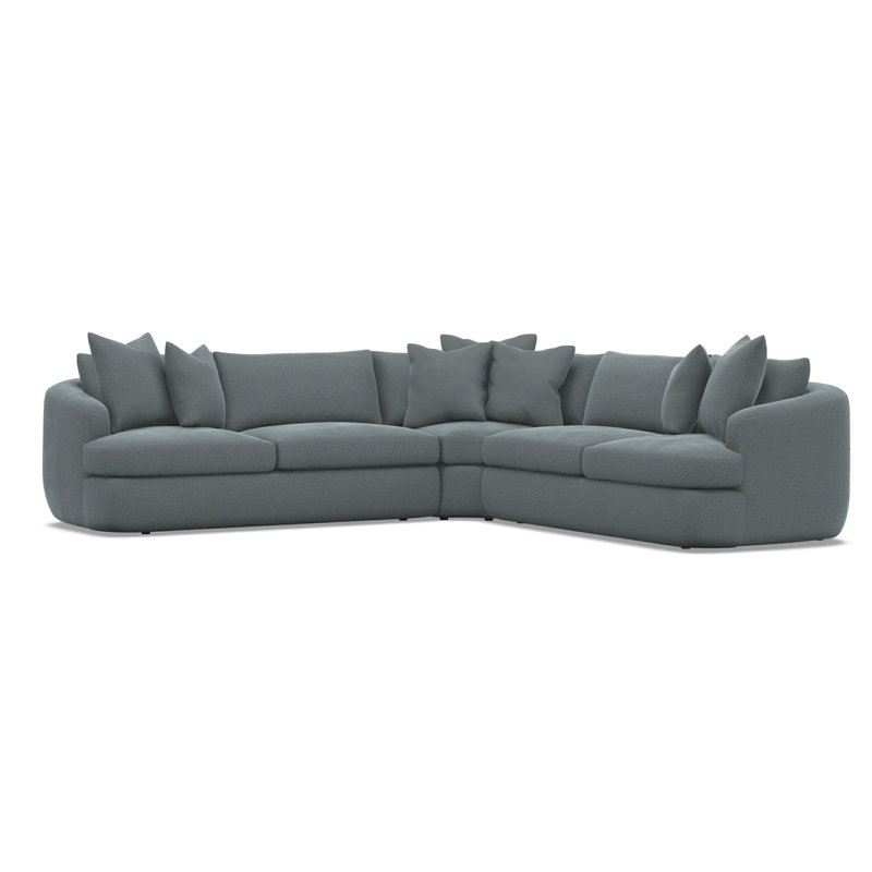 Jules Fabric 3 Pc Sectional, 1592-110