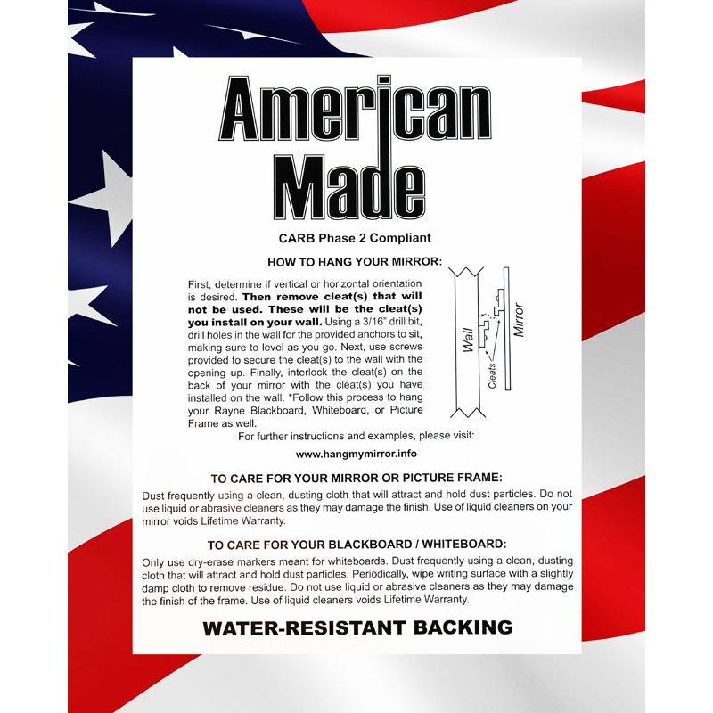 Chalkboard, 22" x 16"