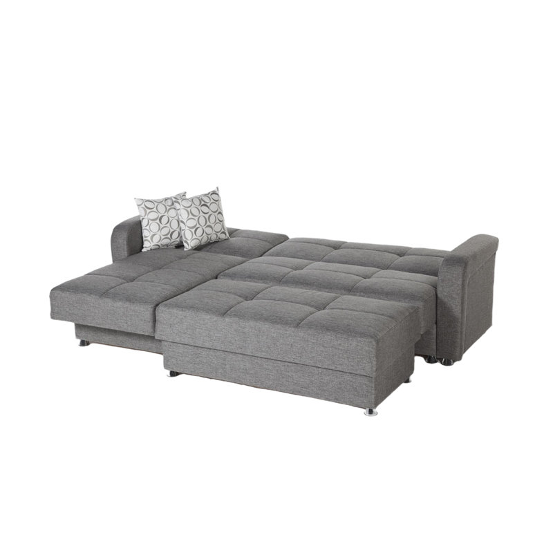 Shirline Upholstered Ottoman, Gray