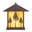 17" Square Great Pines Pier Mount