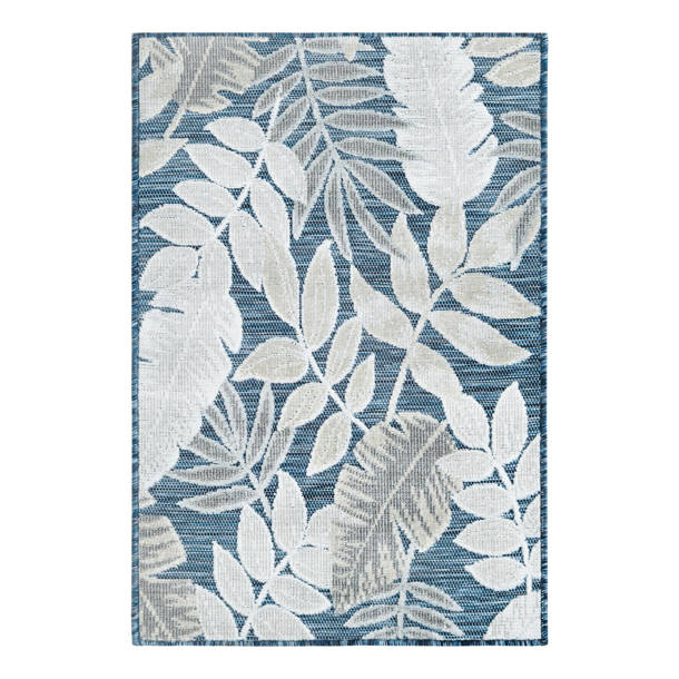 Beachcrest Home Firman Floral Indoor/Outdoor Rug | Wayfair