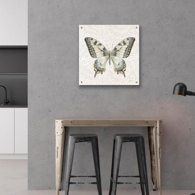 «Beetles and Butterflies 1» par Danhui Nai, art mural en verre acrylique