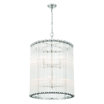 Glasbury 8 - Light Dimmable Chandelier