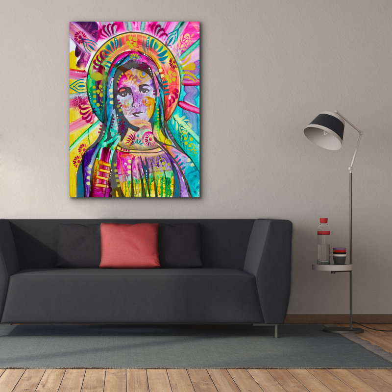 «Mother Mary» par Dean Russo, art mural sur toile, H 54 po x l 40 po x P 1,5 po