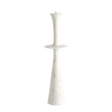 Center Flair Candle Stand-White