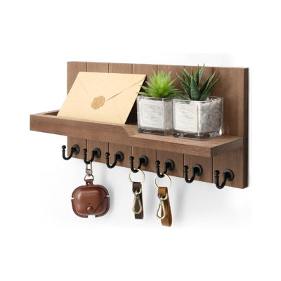 Solid Wood Wall Organizer