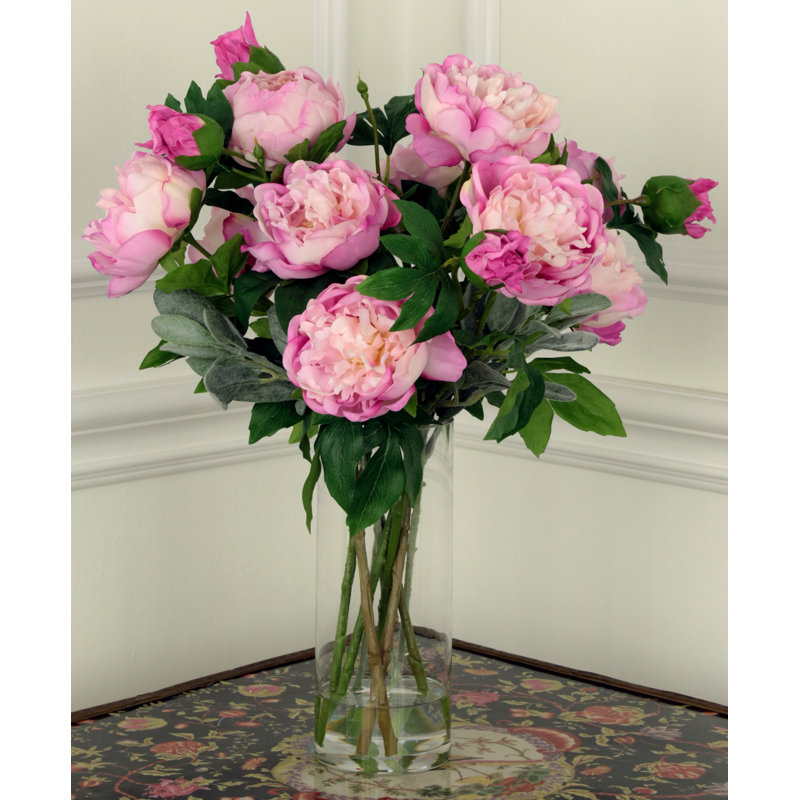 Luscious Peony Vase - 20 Inches, Lavender